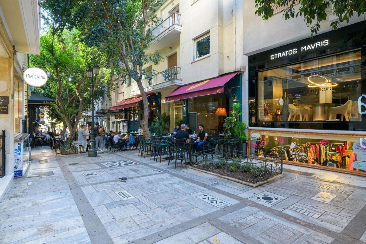 Hubstay - Kolonaki Central Luxury Suite In Athens - 5 Mins Walk To Syndagma, Ermou ภายนอก รูปภาพ